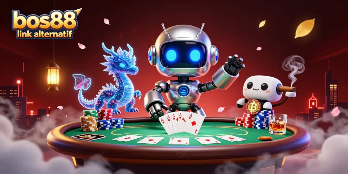 Experience the ultimate games with bos88 link alternatif in a vibrant casino setting featuring dynamic characters and rich detail.
