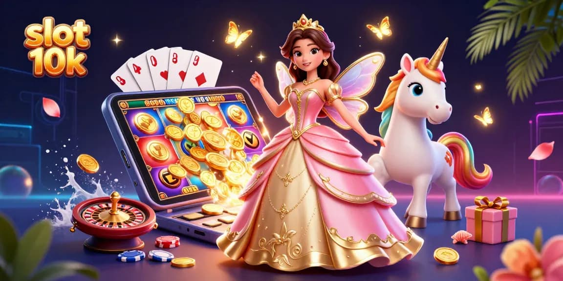 Experience winning moments in slot 10k games with vibrant visuals of slots and characters.