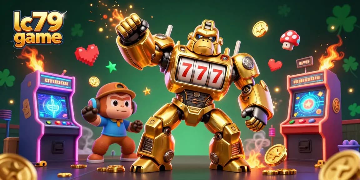 Tham gia lc79 game với mech gorilla tuyệt vời và những máy game đầy màu sắc.