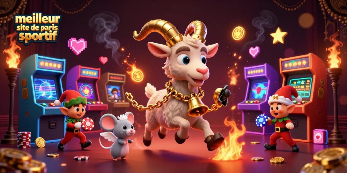 Pariez sur le meilleur site de paris sportif avec des personnages festifs et une ambiance de casino dynamique.