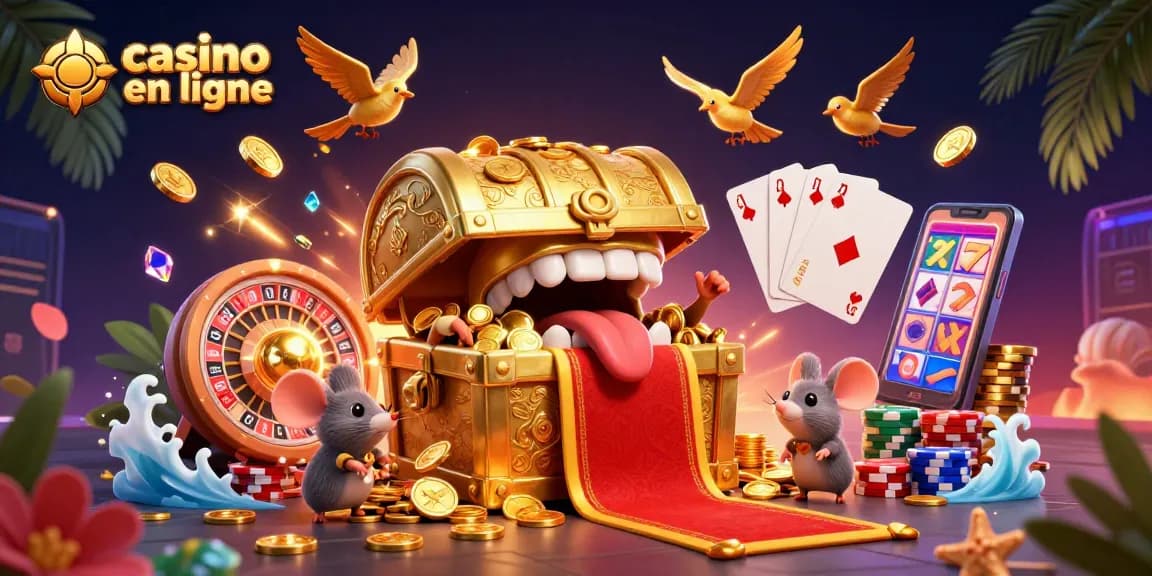 Jouez à des jeux captivants sur casino en ligne avec des trésors dorés et des richesses éclatantes.