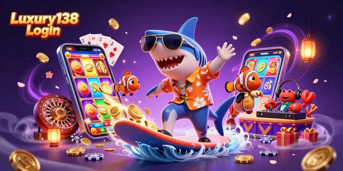 Engage with Luxury138 Login to surf through casino games and slot opportunities.