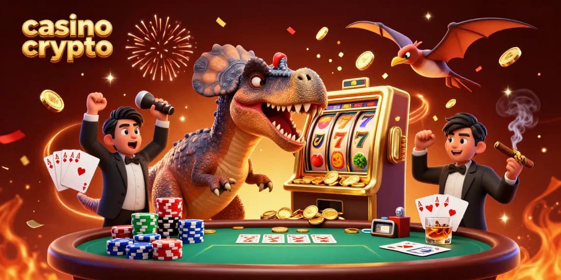 Profitez de l'expérience casino crypto avec un pachycephalosaurus gagnant au jackpot !