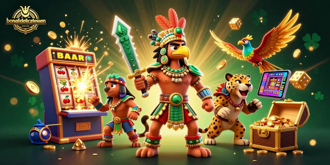 Experience thrilling gameplay at bonafidedelicatessenandcafe with vibrant slot machines and winning symbols.