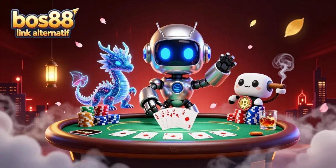 Experience the ultimate games with bos88 link alternatif in a vibrant casino setting featuring dynamic characters and rich detail.