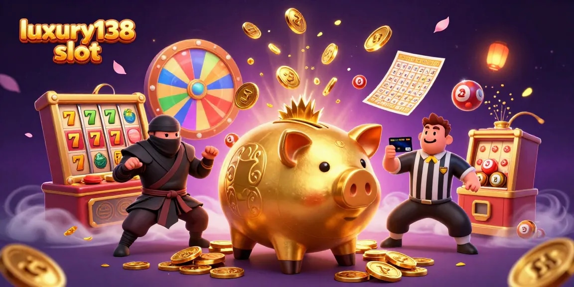 Watch the action unfold in luxury138 slot with engaging characters and vibrant casino elements.