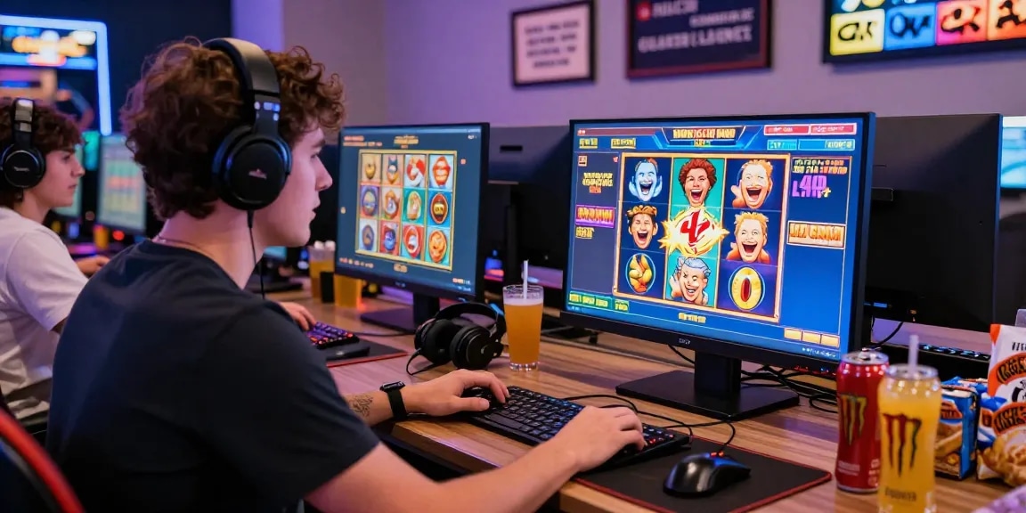 Pengalaman bermain slot gacor dengan pemain fokus pada permainan online di lingkungan kasino modern.