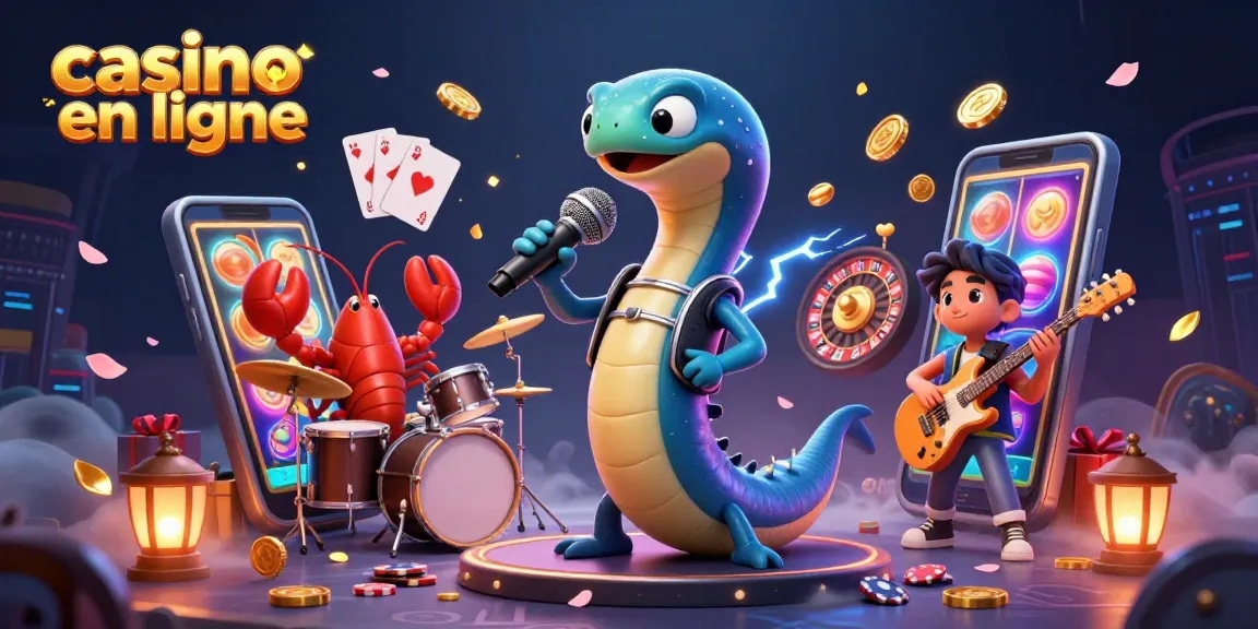 Le casino en ligne fait sensation avec un electric eel DJ, un homard batteur et un hippocampe guitariste, mettant en avant un jeu palpitant.