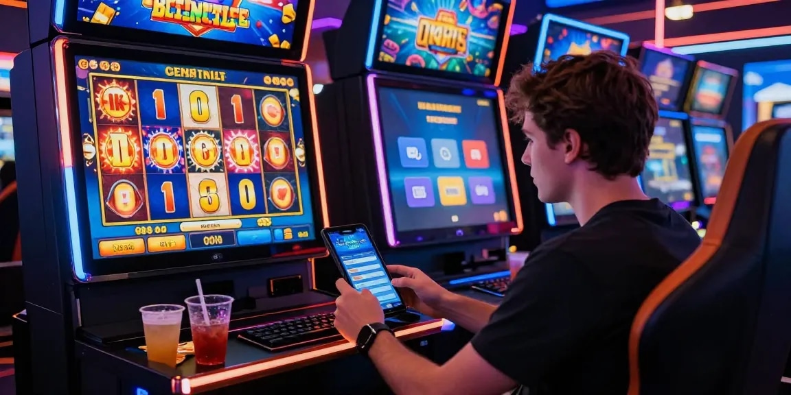 Player enjoying exhilarating slot depo 1000 experience on mobile with colorful animations and engaging atmosphere
