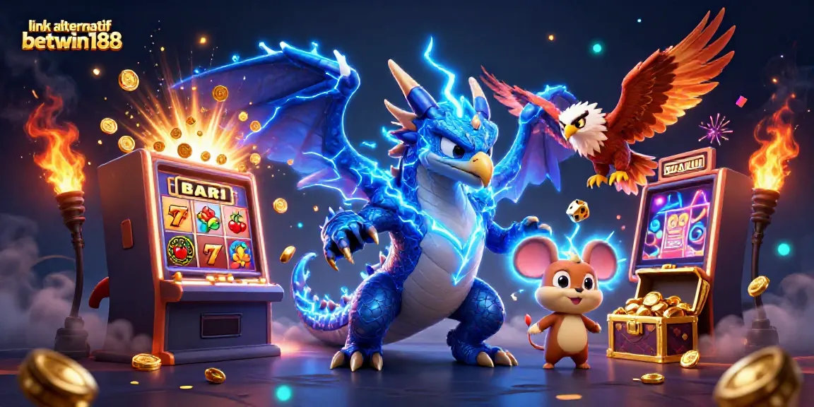 Temukan link alternatif betwin188 dengan jackpot yang mengagumkan dan karakter kartun 3D yang menarik.