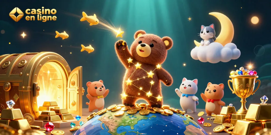 Gagner des richesses avec un jeu captivant de casino en ligne, plongé dans un monde éclatant de trésors.