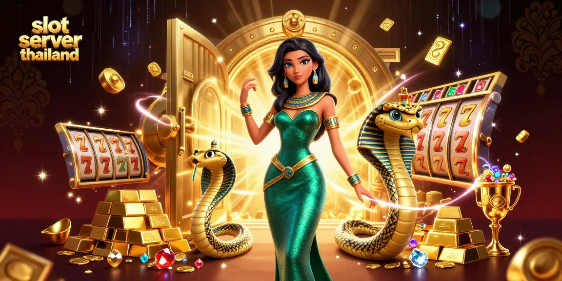 Spin and win big with slot server thailand's exhilarating gaming experience in vibrant, dynamic art style.