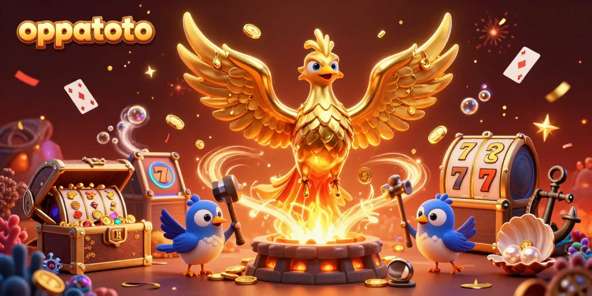 Engage with oppatoto’s thrilling slot action featuring a molten phoenix and dynamic game elements.