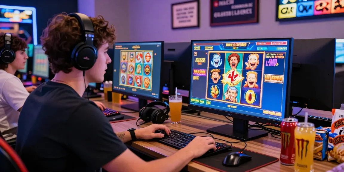 Pengalaman bermain slot gacor dengan pemain fokus pada permainan online di lingkungan kasino modern.