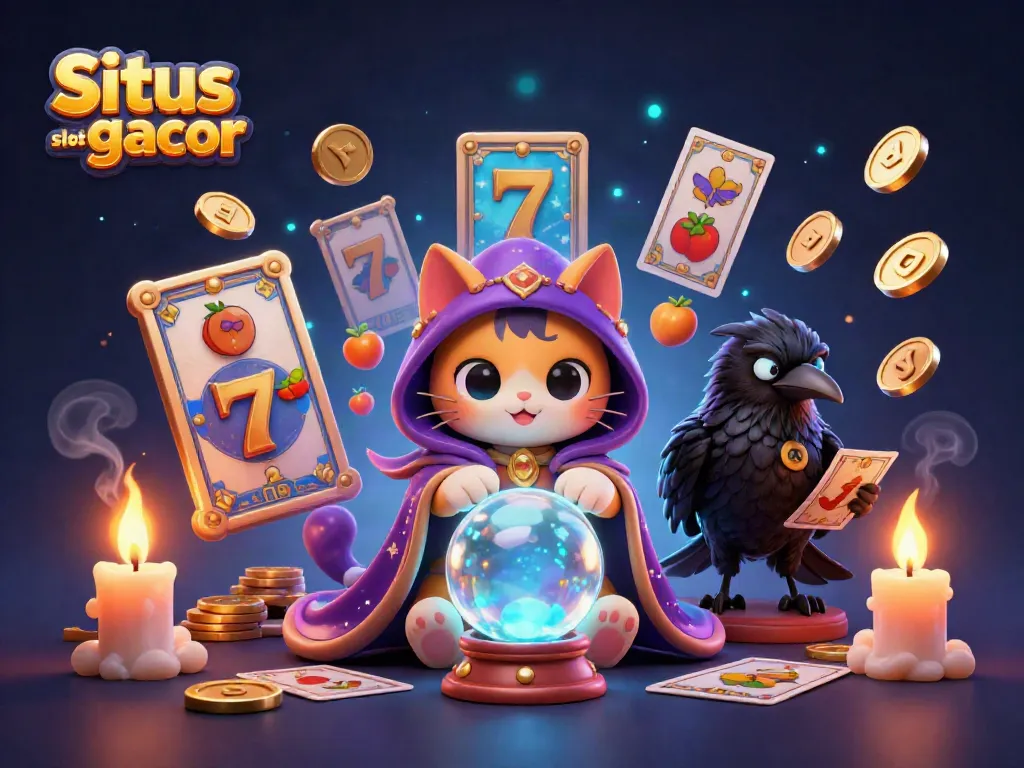 Experience thrilling gameplay with Situs slot gacor's vibrant slot reels, lucky symbols, and sparkling visuals.