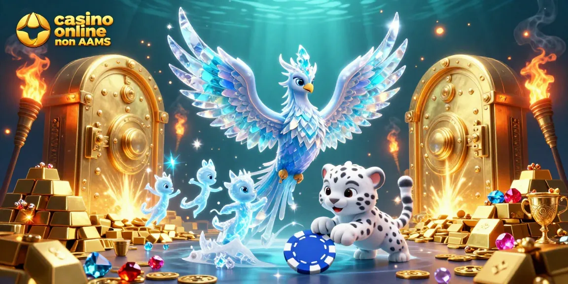 Partecipa a giochi entusiasmanti su casino online non AAMS, con fenice di ghiaccio e tesori.