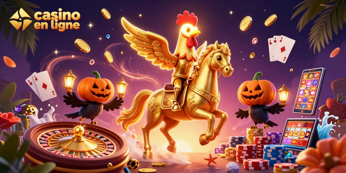 Jouer au casino en ligne avec des jeux captivants et des jackpots éclairants