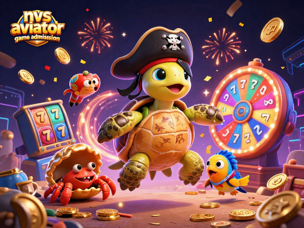 Engage with nvs aviator game admission through vibrant casino-themed characters and dynamic elements.