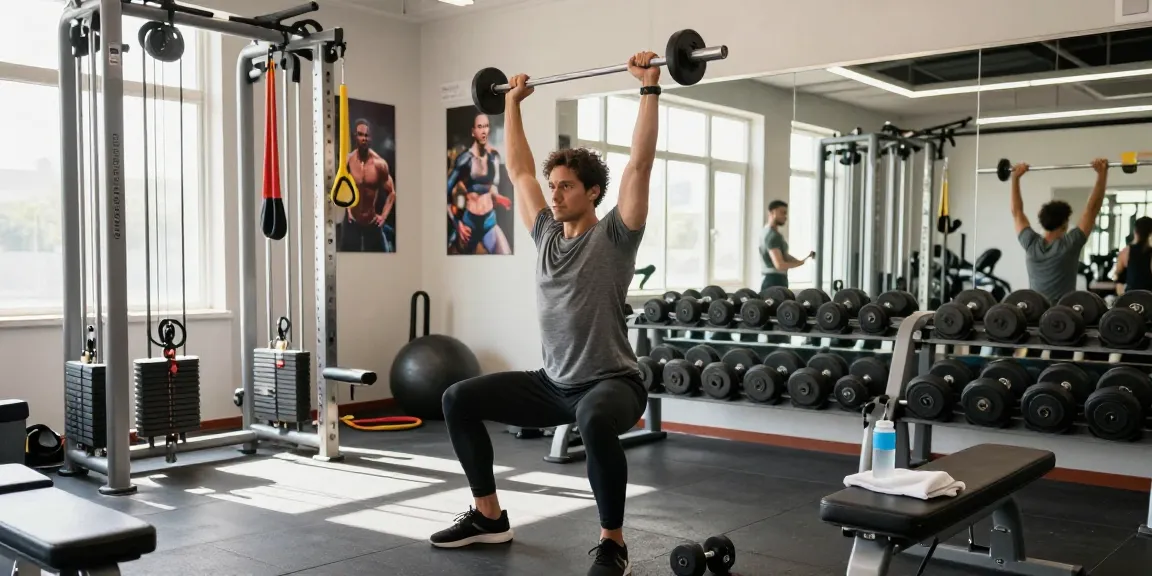 Astera Shop featuring fitness enthusiasts lifting weights in a vibrant gym.