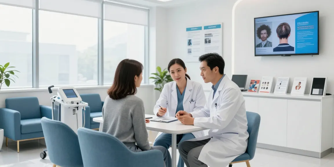 Hair transplant turkey clinic showcasing patient care and expert consultation.