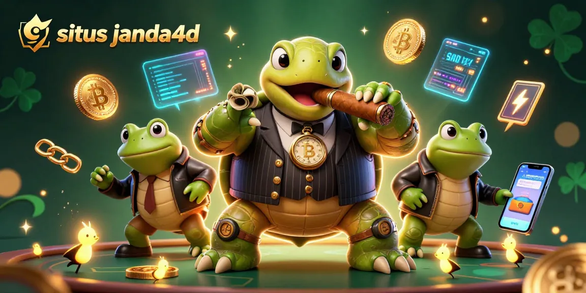 Permainan seru di situs janda4d dengan karakter kartun yang menarik dan elemen kasino yang mendebarkan.