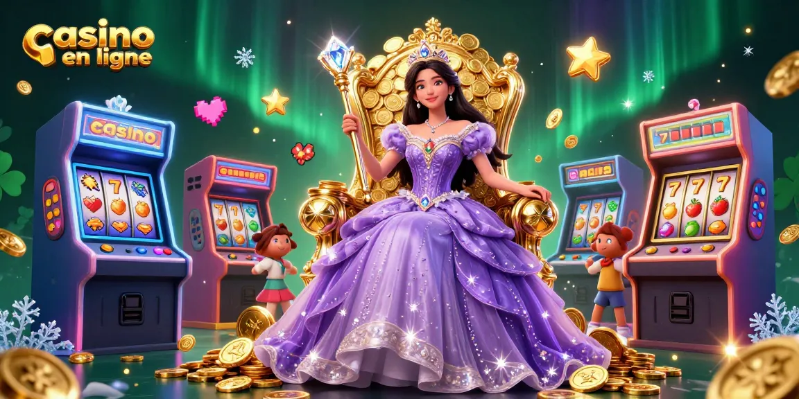 Vivez l'excitation au casino en ligne avec une reine royale et des éléments de jeu vibrants
