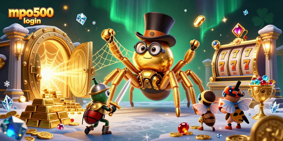 Engage with mpo500 login and join the adventure in this vibrant casino-themed scene.