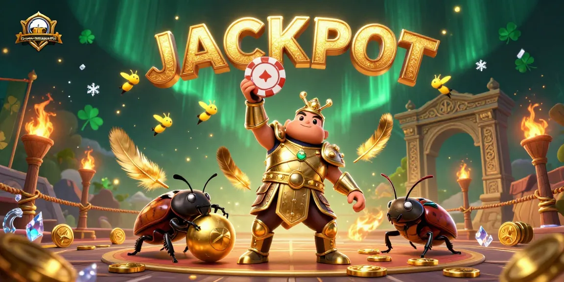 Experience the thrill of hitomi-mangaraw01 with a victorious beetle champion at the casino jackpot.