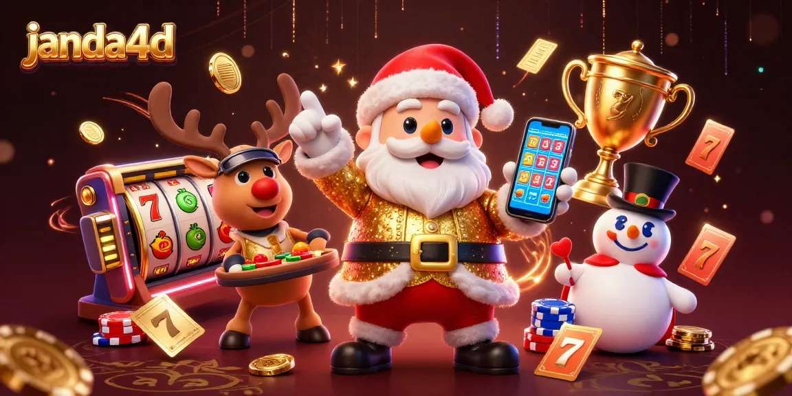 Janda4D menghadirkan keseruan bermain slot dengan Santa Claus, rusa, dan salju yang beraksi.