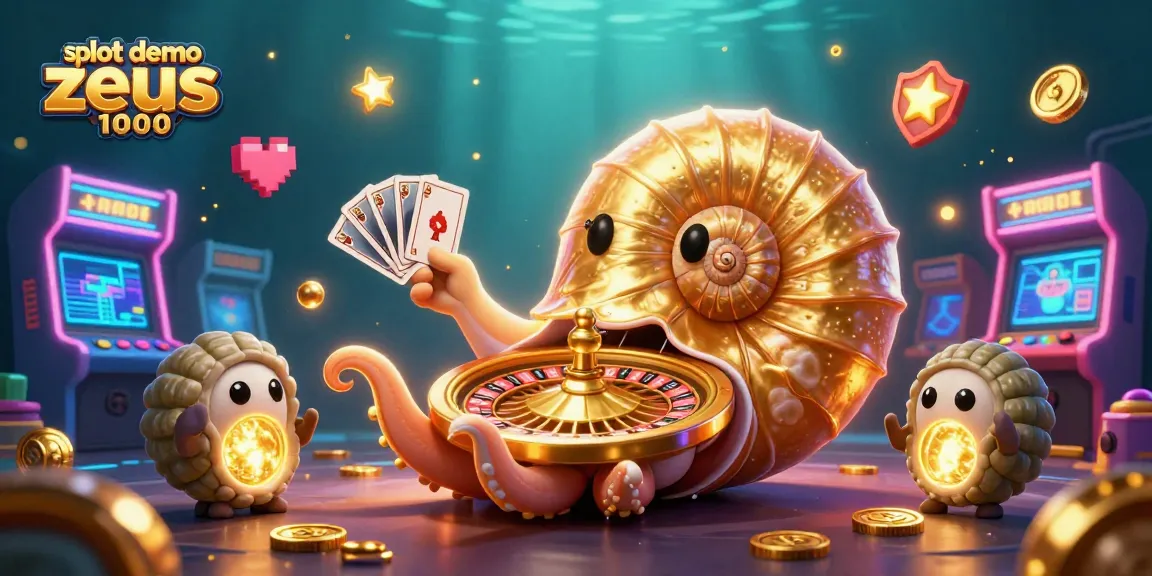 Experience the excitement of slot demo zeus 1000 in this vivid 3D casino scene.