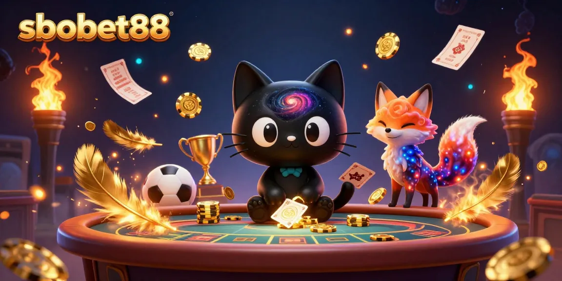 sbobet88 players enjoying thrilling bets at a cosmic casino with stunning visuals