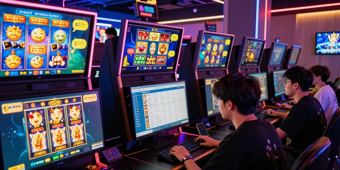 Engaging online gaming experience featuring info slot in bright environment with players and vibrant graphics.