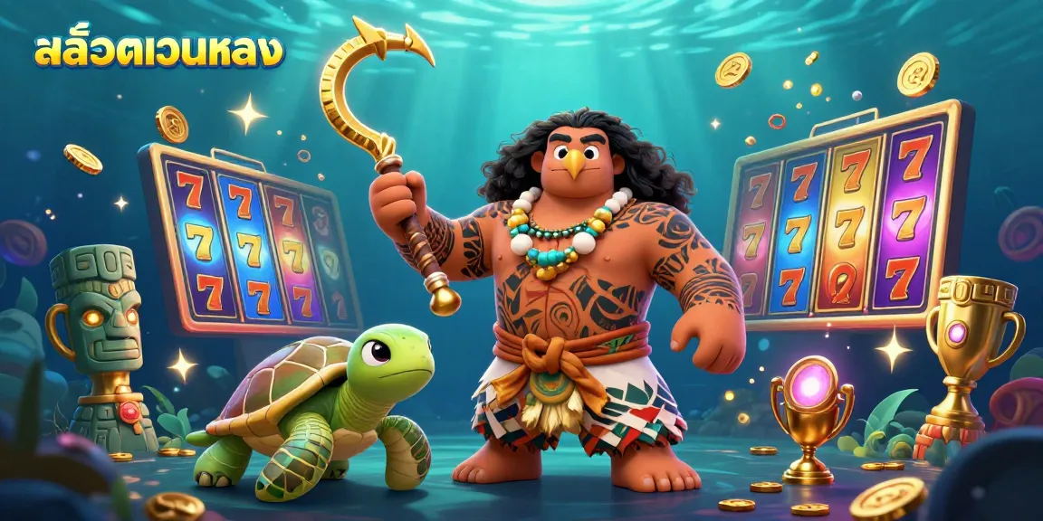 Engage with thrilling slot action at สล็อตเว็บตรง featuring vibrant characters amidst dynamic casino elements.