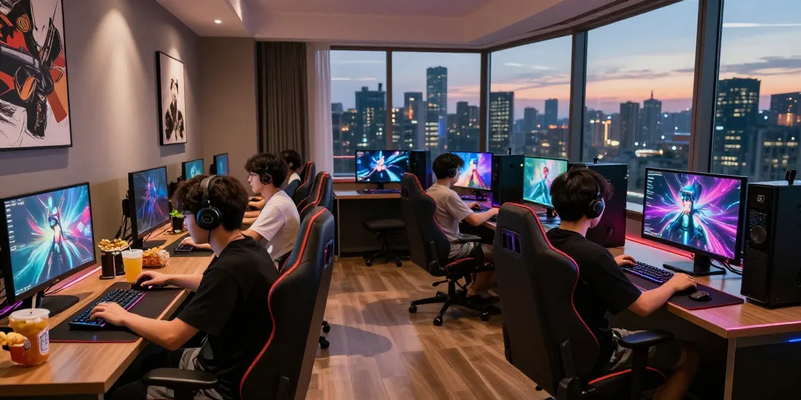Exciting gaming experience at luxury333 with vibrant visuals and modern setups.