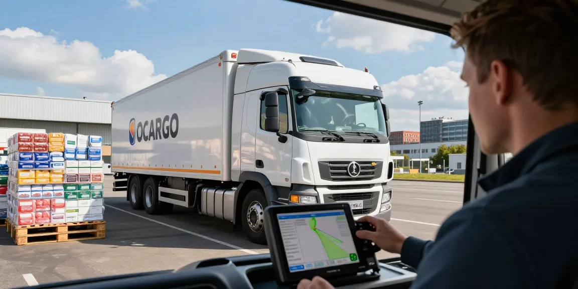 Kühltransport in Dortmund - OCARGO-Lkw prüft Temperaturkontrolle für sichere Lieferung