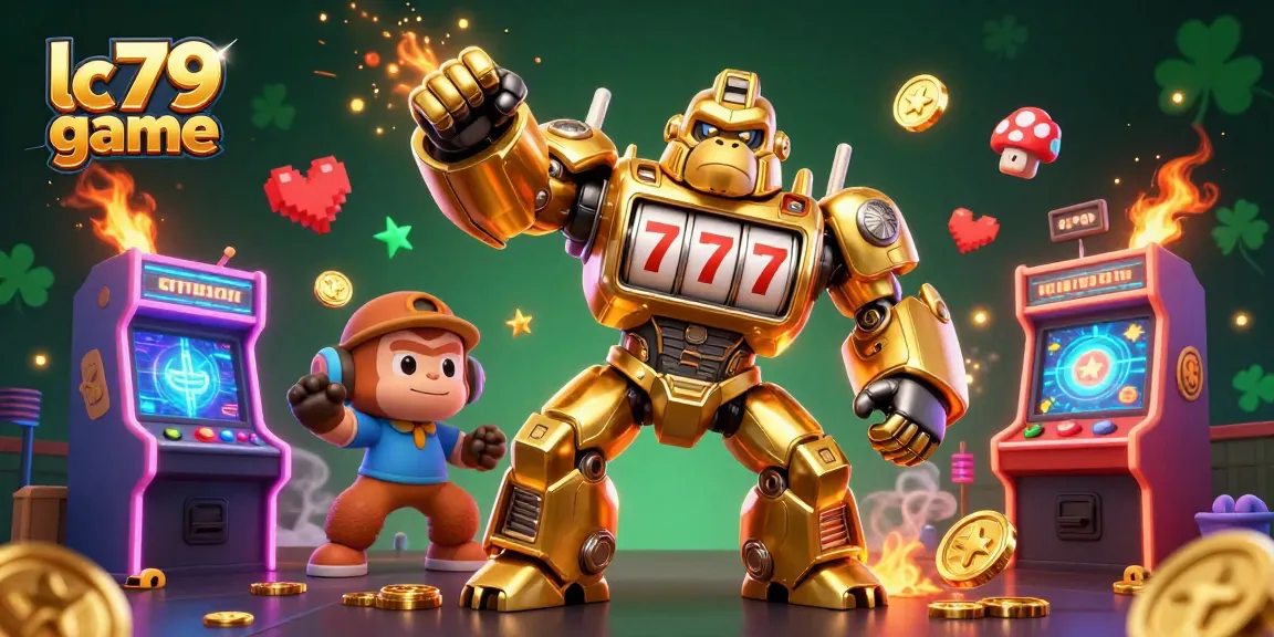 Tham gia lc79 game với mech gorilla tuyệt vời và những máy game đầy màu sắc.