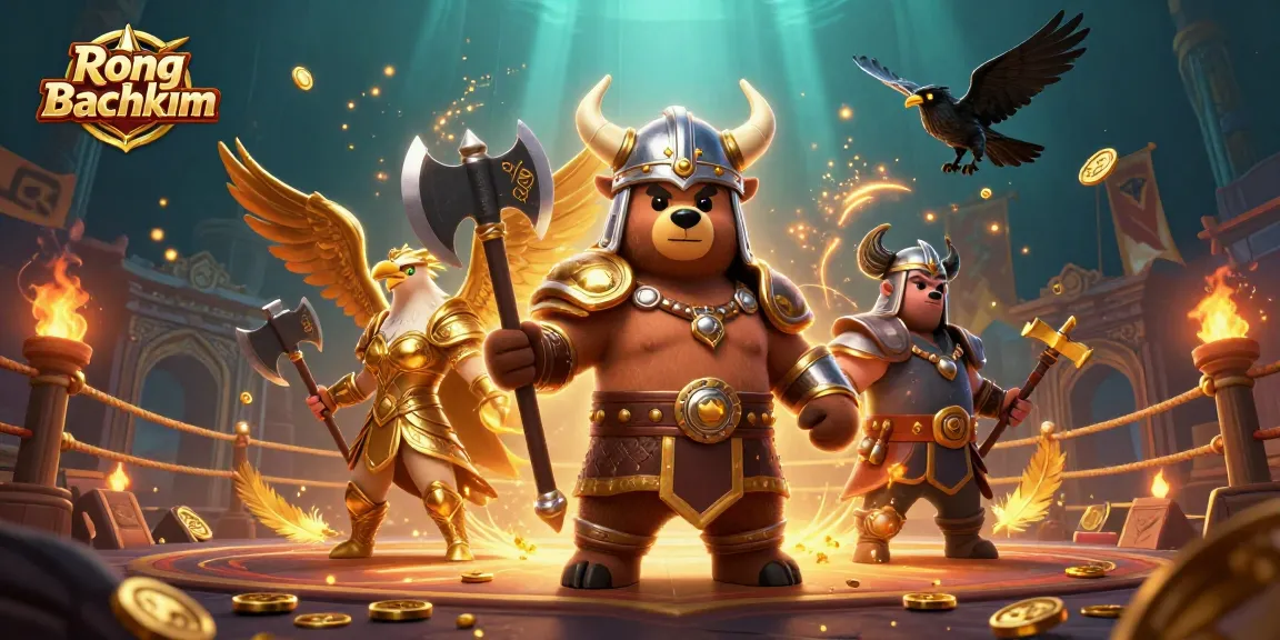 Rong bachkim enhances gaming strategies in a vibrant 3D casino scene featuring thrilling characters.