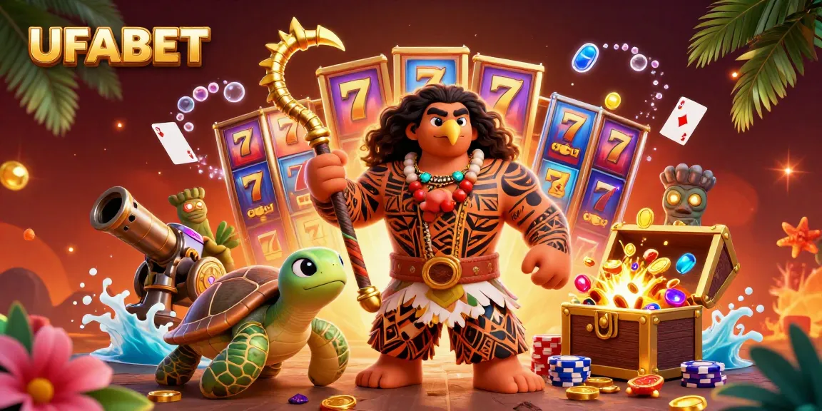 Bet on UFABET with vibrant slot reels exploding with gold coins in a dynamic casino scene.