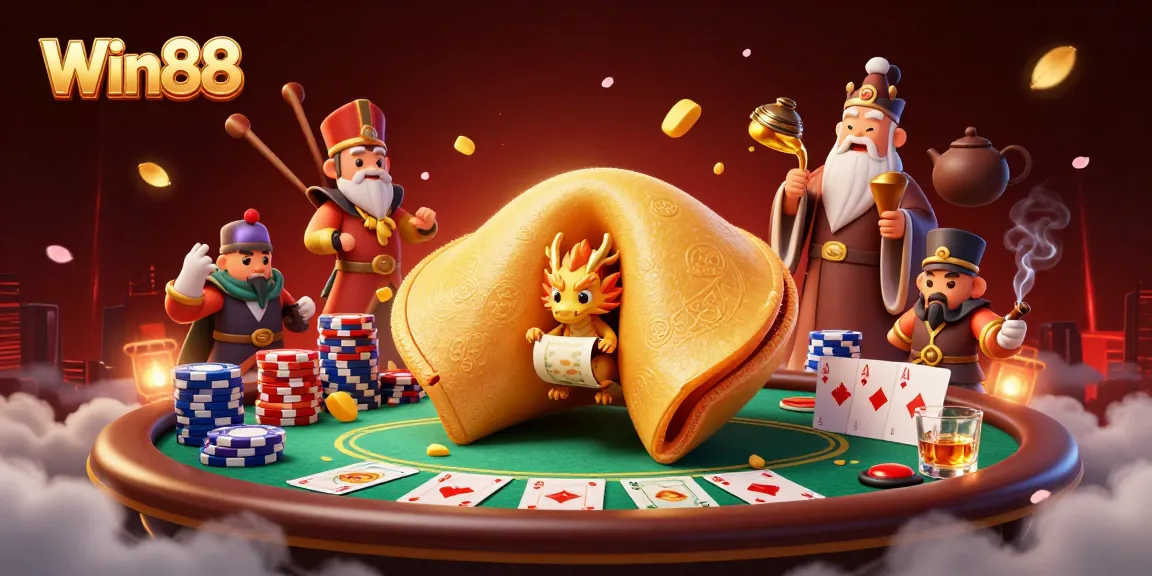 Engage with exciting gameplay at Win88 featuring vibrant poker and fortune-themed elements.