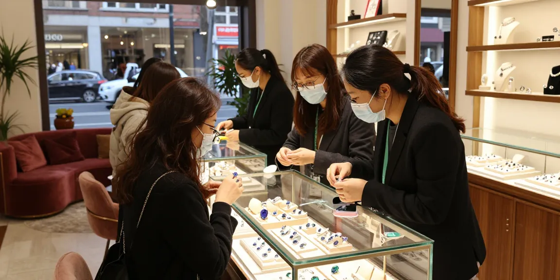 Shop for quality gemstones at https://www.mygemspot.com with vibrant displays and engaged customers.