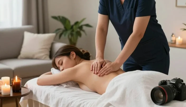Experience premium 성남출장안마 with a professional therapist in a cozy home setting.